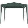 vidaXL Party Tent Green Polyethylene and Steel 8.2x8.2ft Collapsible - 2 of 4