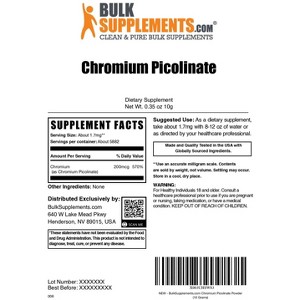 BulkSupplements Chromium Picolinate Powder - 1 of 4