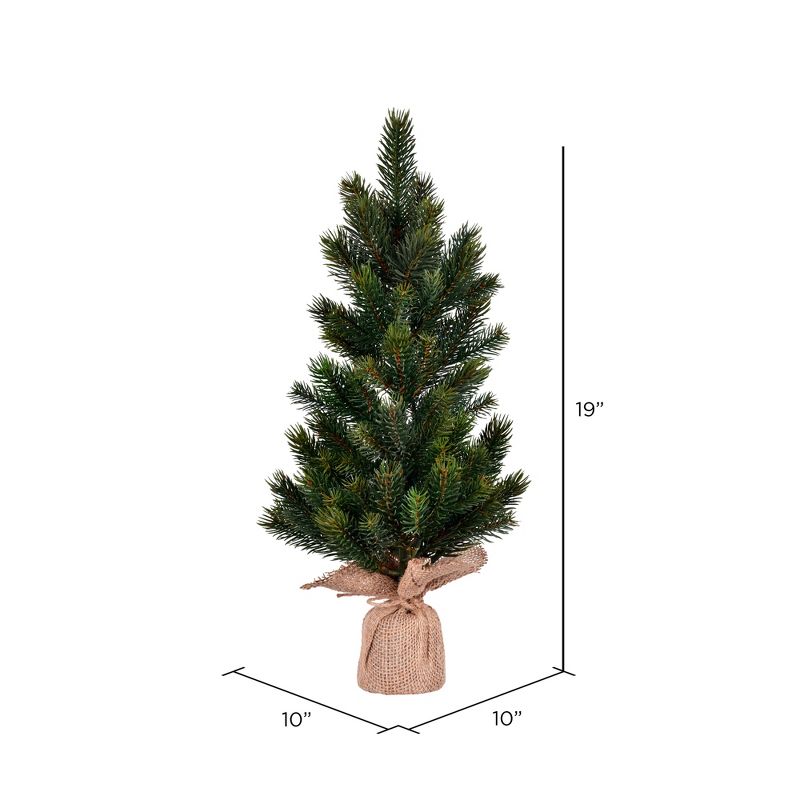 Vickerman Spruce Sapling Artificial Christmas Tree Tabletop, 2 of 3