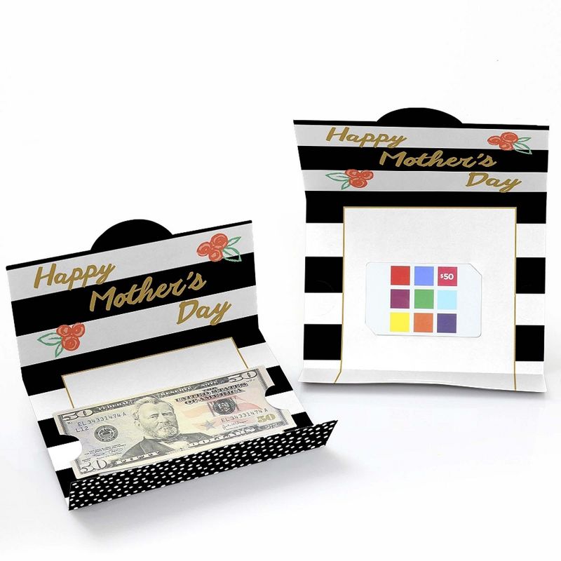 Big Dot of Happiness Best Mom Ever - Mother's Day Money and Gift Card Holders - Set of 8, 2 of 5