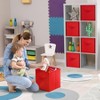 Sorbus 13 Inch Foldable Fabric Storage Cube Bin with Handles- for Organizing Home, Shelves, Nursery, Playroom, Closet and More - 2 of 4