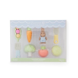 Daydream Society - Bunnies In The Garden Mini Erasers - Pack of 8 Erasers - 1 of 4