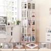 Aheaplus Rotating Bookshelf, Frerstanding Corner Bookcase - 4 of 4