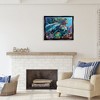 Stupell Industries Mermaid Underwater Sea Life Floating Frame Canvas Art, Black, 31" x 25" - 3 of 4