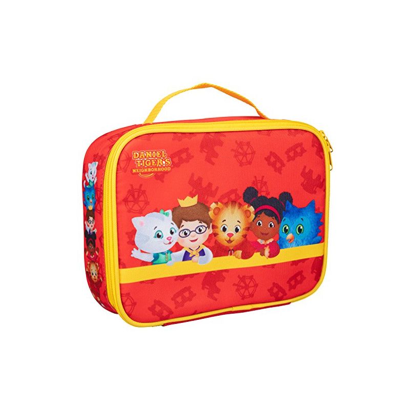 Daniel Tiger's Neighborhood Insulated Lunch Sleeve - Reusable Heavy Duty Tote Bag w Mesh Pocket (Friends) - Great Children's Gift, 1 of 2