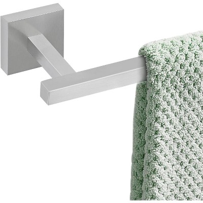 Brushed Towel Bar, 23.6 Inch Bathroom Towel Rack, 304 Stainless Steel Towel Holder Bathroom Accessories Wall Mounted, Total Length 25.5 Inch