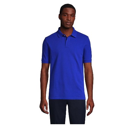 Lands' End School Uniform Men's Short Sleeve Mesh Polo Shirt - Large ...