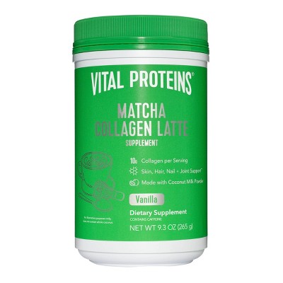 Vital Proteins Matcha Latte Vanilla Canister - 9.3oz