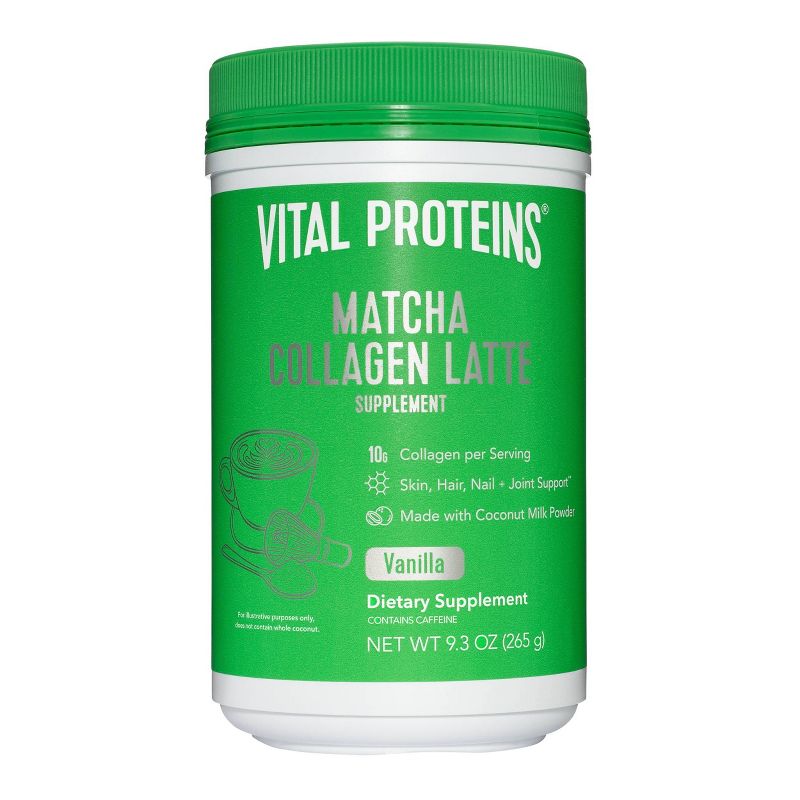 Vital Proteins Matcha Latte Vanilla Canister - 9.3oz, 1 of 10