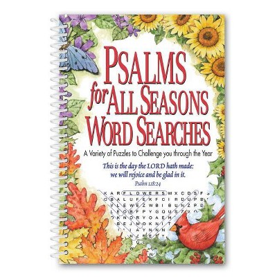 Psalms for All Seasons Word Searches - by  Product Concept Editoris (Spiral Bound)