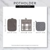 Design Imports Antique Green Lattice Oven Mitt And Potholder Set - 2 of 4