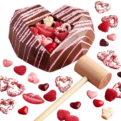 O'creme Mini Wooden Mallet, Chocolate-heart-breaking Hammer To Open  Chocolate Bombs Or Hearts And Get The Treats Inside - 20 Pieces : Target