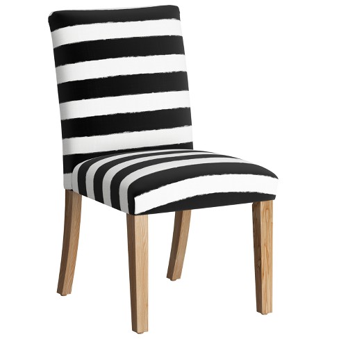 Hendrix Dining Chair Striped Black White Skyline Furniture Target