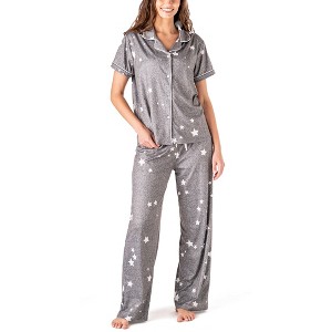 Hello Mello Women's Signature Lounge Top and Pants, 2-Piece Pajama Set - 1 of 4