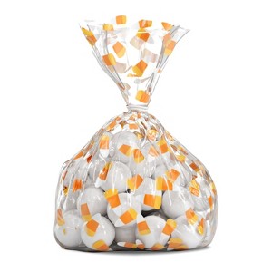 12ct Halloween Treat Bags Cany Corn - 1 of 4