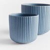 Plum & Post Tasha Flowerpot Planters Set of 2 - 2 of 4