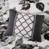 Gracie Mills Marshall Elegant Floral Print Microfiber Duvet Cover Set - 4 of 4