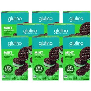 Glutino Mint Sandwich Cookie - Case of 8/10.5 oz - 1 of 4