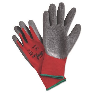 MCR Safety Ninja Flex Latex-Coated-Palm Gloves, Nylon Shell, X-Large, Red/Gray - 1 of 1