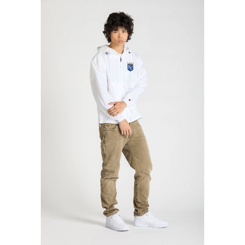 Мужские куртки MLB Kansas City Royals Men's Champion White Packable Jacket - S