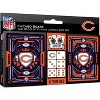 MasterPieces Officially Licensed NFL Chicago Bears 2-Pack Playing cards & Dice set for Adults. - image 2 of 4