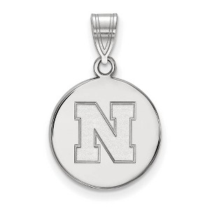 Black Bow Jewelry Sterling Silver Nebraska Cornhuskers NCAA Medium Pendant - 1 of 3