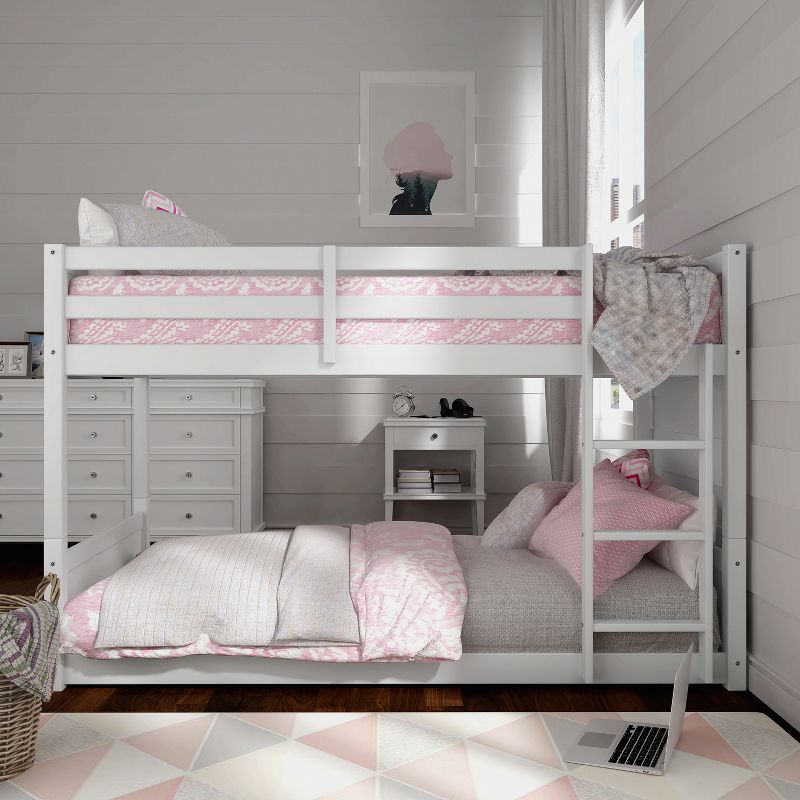 Twin Over Twin Capri Wood Floor Kids&#39; Bunk Bed White - Hillsdale Furniture, 3 of 18