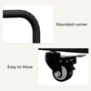 Maggift Wheelbarrows, Pool Cart with Wheels, Storage and Towel Rack, Storage Deck Box for Outdoor Patio Float,for patio, Black, 31.5"*39.4"*37.6" - 3 of 4