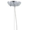 Zuo Modern Jena Ceiling Lamp, Chrome Faceted Crystal Chandelier 23.2"H x 23.2"W x 23.2"D - 4 of 4