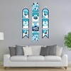 Big Dot of Happiness Yeti to Party - Hanging Vertical Paper Door Banners - Abominable Snowman Party Birthday Party Wall Decor Kit - Indoor Door Decor - 2 of 4
