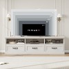 Mid Century Modern TV Stand for TVs Up to 80", 70in Entertainment Center with Storage Drawer and Open Shelves, Media Cabinet for Living Room,Bedroom - 4 of 4