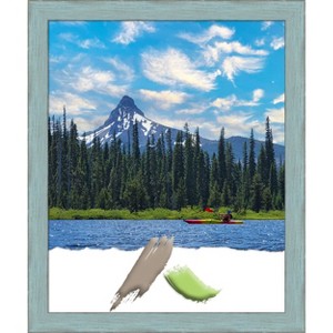 Amanti Art Sky Blue Rustic Wood Picture Frame - 1 of 4