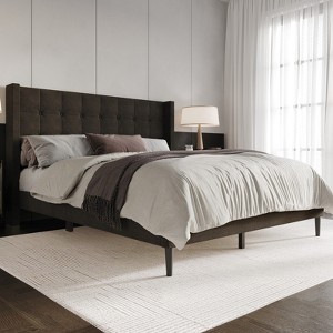Home Design Danville Tufted Upholstered Platform Bed - 1 of 4