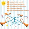 Dolonm 4-Seat Spinning Teeter Totter for Kids - Outdoor Swivel Seesaw Playground, Heavy-Duty Steel Backyard Toy - 4 of 4