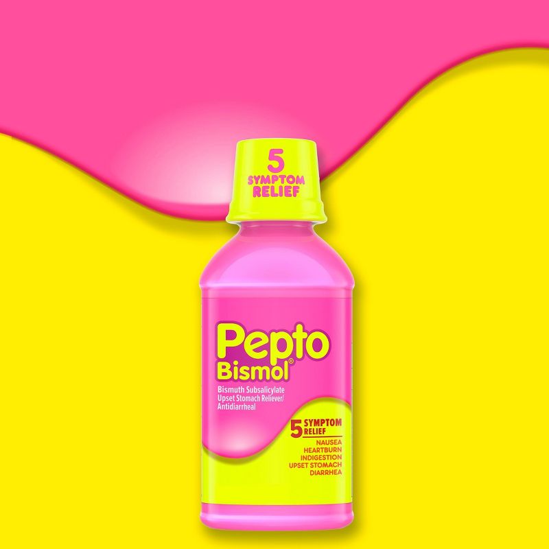 Pepto-Bismol 5 Symptom Stomach Relief - Original Liquid , 3 of 11