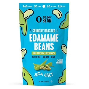 The Only Bean Edamame Beans Crunchy Roasted - Case of 6 - 4 oz - 1 of 3