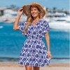 Women's Boho Glow Ornate Cover-Up Mini Dress - Cupshe - 4 of 4