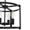 Hunter 18" Astwood Ceiling Light Matte Black Chandelier - 4 Bulb Dimmable Indoor Fixture with Art Deco Design - 2 of 4