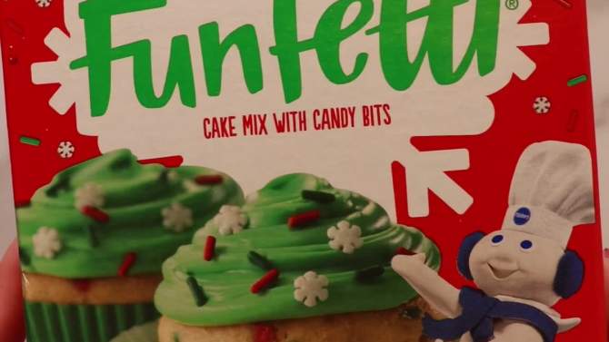 Pillsbury Funfetti Holiday Cake Mix with Candy Bits - 15.25oz, 5 of 6, play video