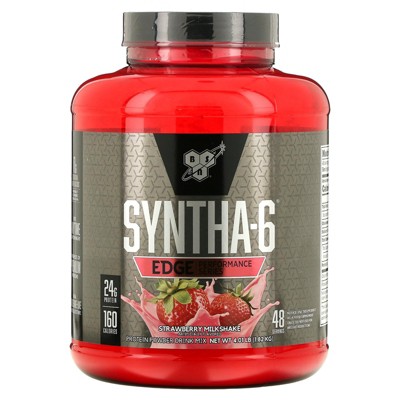 BSN Syntha-6 Edge®, Protein Powder Drink Mix, Strawberry Milkshake, 4.01 lb (1.82 kg)