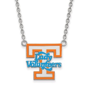 Black Bow Jewelry Sterling Silver Tennessee Volunteers NCAA Necklace 18 Inch - 1 of 4