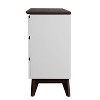 NicBex Modern 5/6-Drawer Dresser,Storage Cabinet with Classic Charm,White & Walnut Wood Drawers for Bedroom,Closet Organizers and Storage - 3 of 4