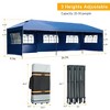 Gulches 10'x30' Pop Up Canopy with Sidewalls, Heavy Duty Outdoor Party Tent with Wheeled Bag, Ideal for Patio, Weddings & Backyard Events, Navy - 3 of 4