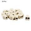 Unique Bargains 20 Pcs RJ11 F-2F F/2F Telephone Modular Splitter Joiner Connectors Beige - 2 of 4