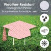 Big Dot of Happiness Rose Gold Class of 2025 Outdoor Decorations - Graduation Yard Signs - Set of 8 - 3 of 4