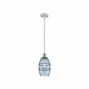 Vaz - 1 Light Stem Hung Mini Pendant In Industrial Style-8.13 Inches Tall and 5.88 Inches Wide - 1 of 1