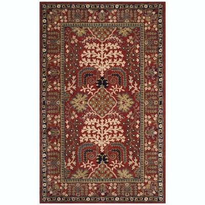 Blossom BLM402 Hand Tufted Area Rug - Gold/Multi - 6'x9