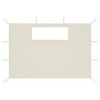 VidaXL Gazebo Sidewalls with Windows 2 pcs Cream - 2 of 4