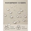 Set of 2 Waterproof Outdoor Chair Cushions, Durable Patio Seat Pads with Ties - 4 of 4