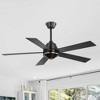 Airsurfer 52 Inch Black Modern Ceiling Fans With Remote Control - 2 of 4